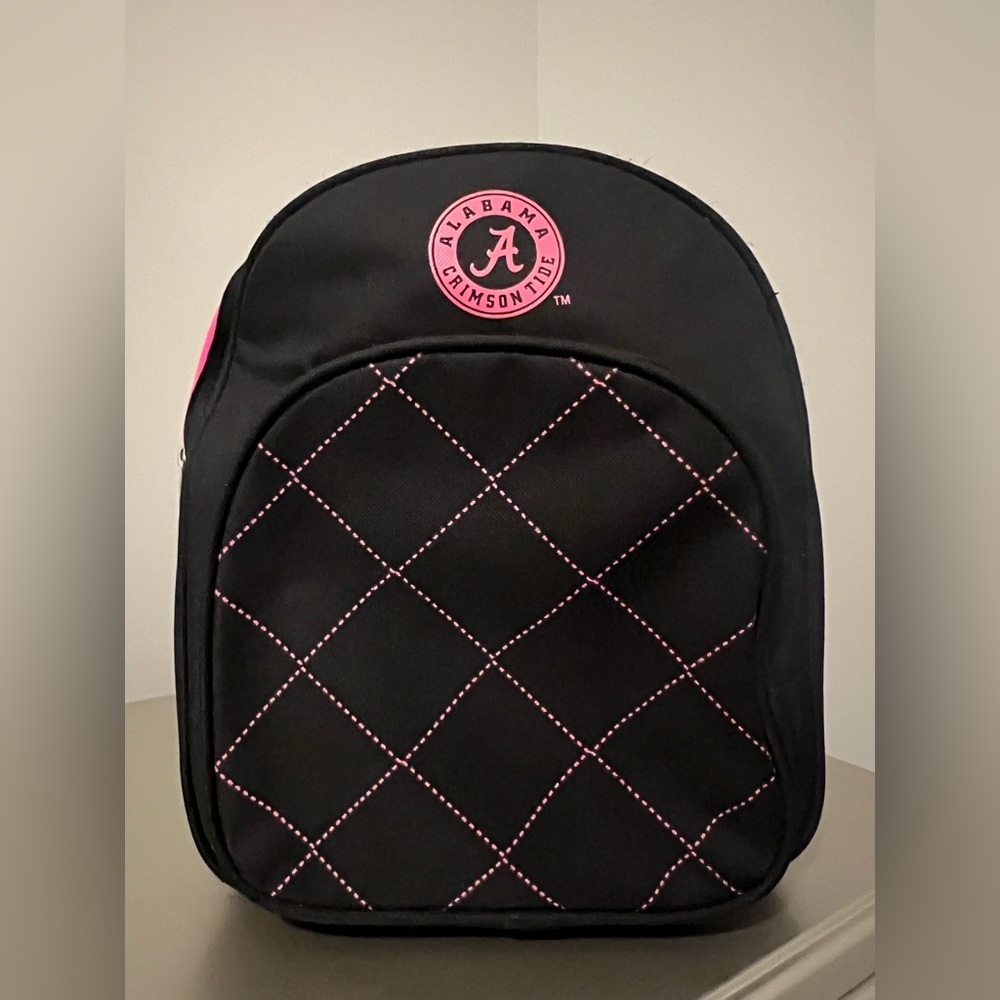 Alabama Crimson Tide Black and Pink Backpack